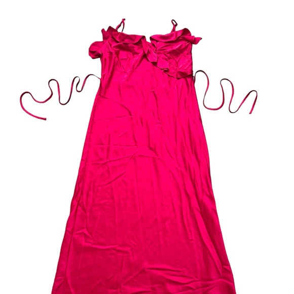 ❌SOLD❌ A New Day Midi Slip Ruffle Dress - Picture 2 of 7